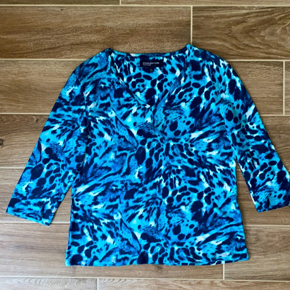 Jones New York 3/4 sleeves size M